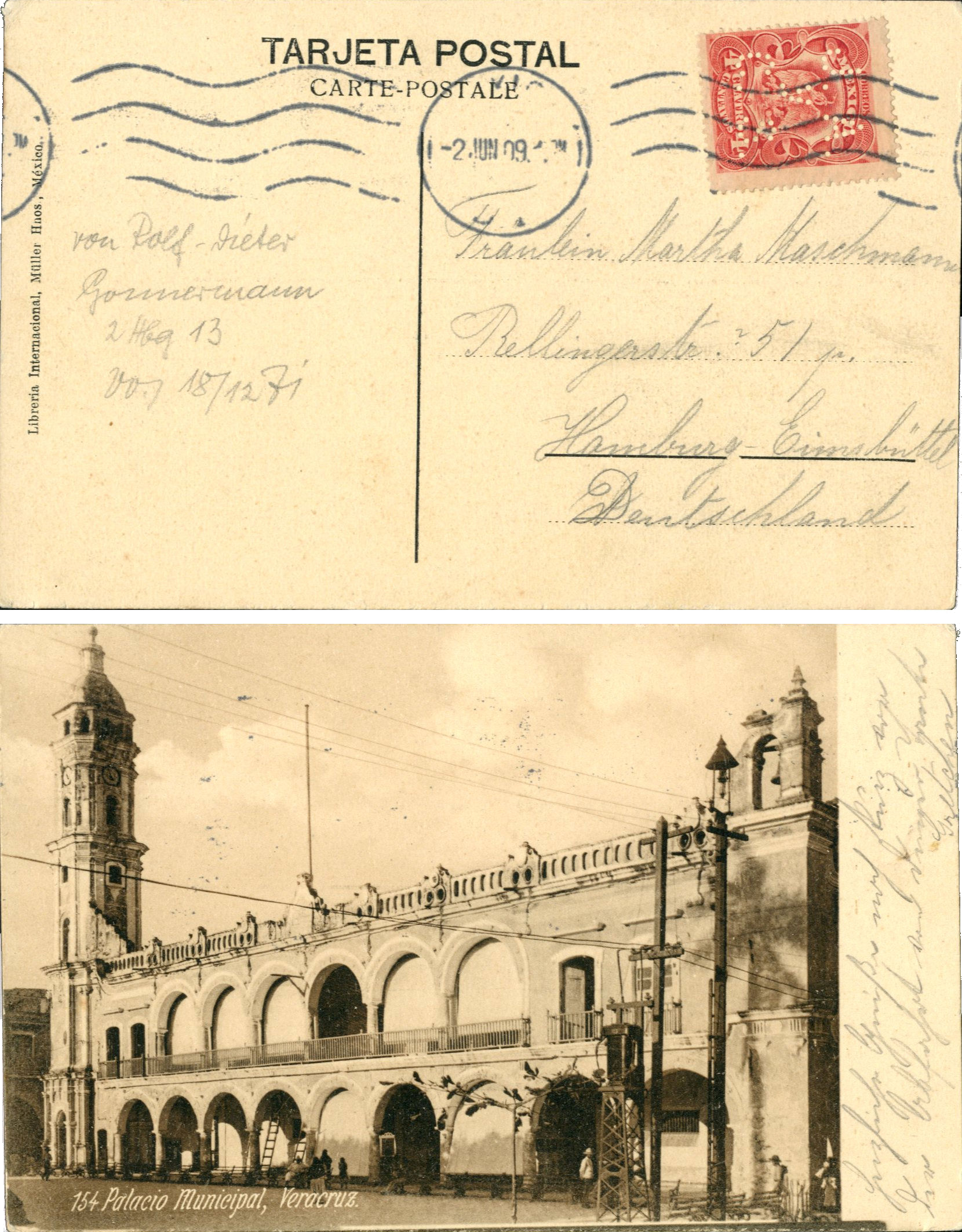 Julio Albert postcard